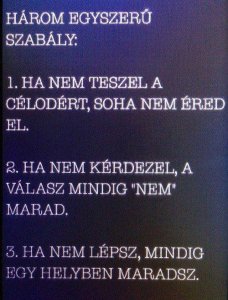 három egyszerű szabály kép